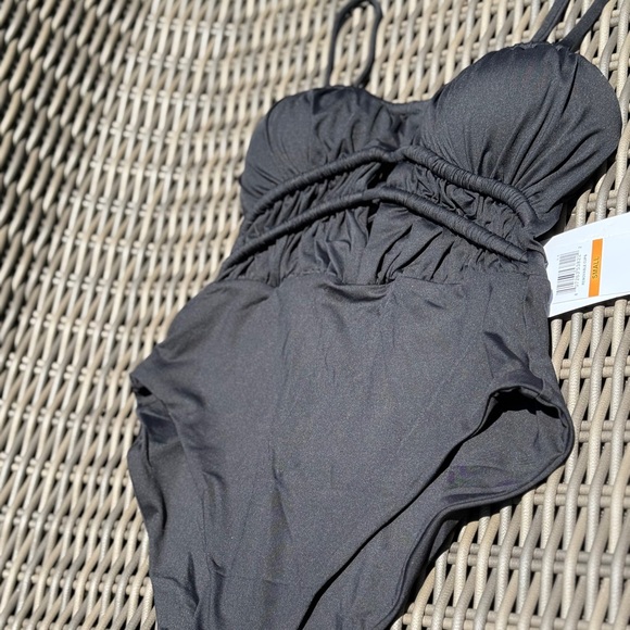 Becca Black One Piece Swimsuit - Size S - NWT - Picture 12 of 16